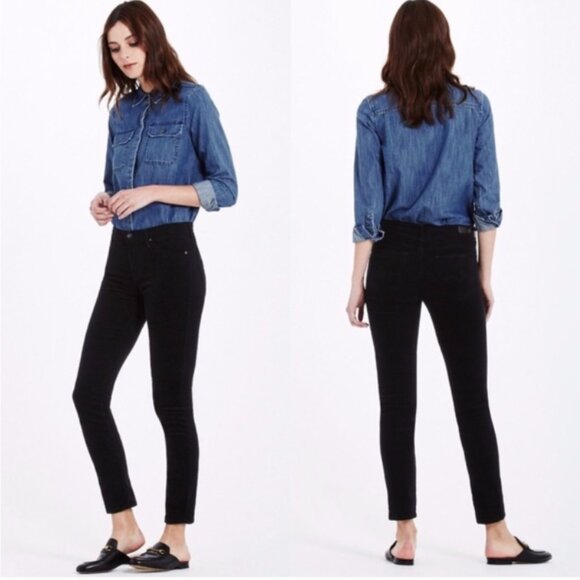 Adriano Goldschmied The Prima Black Corduroy Jeans Size 32 - Picture 1 of 13
